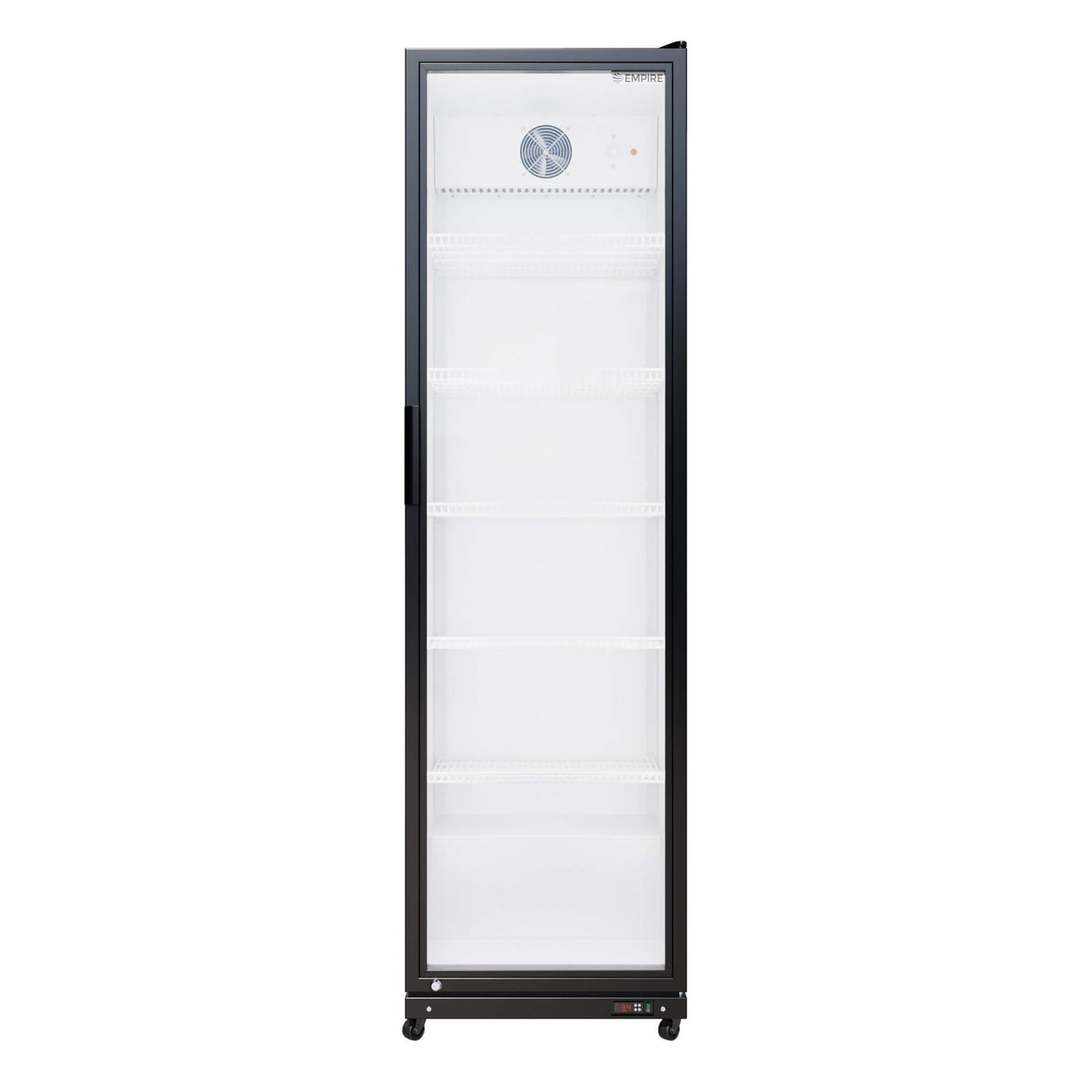 Empire Single Door Upright Display Cooler – Commercial Glass Door Fridge Merchandiser | CL-390 Upright Single Door Bottle Coolers Empire