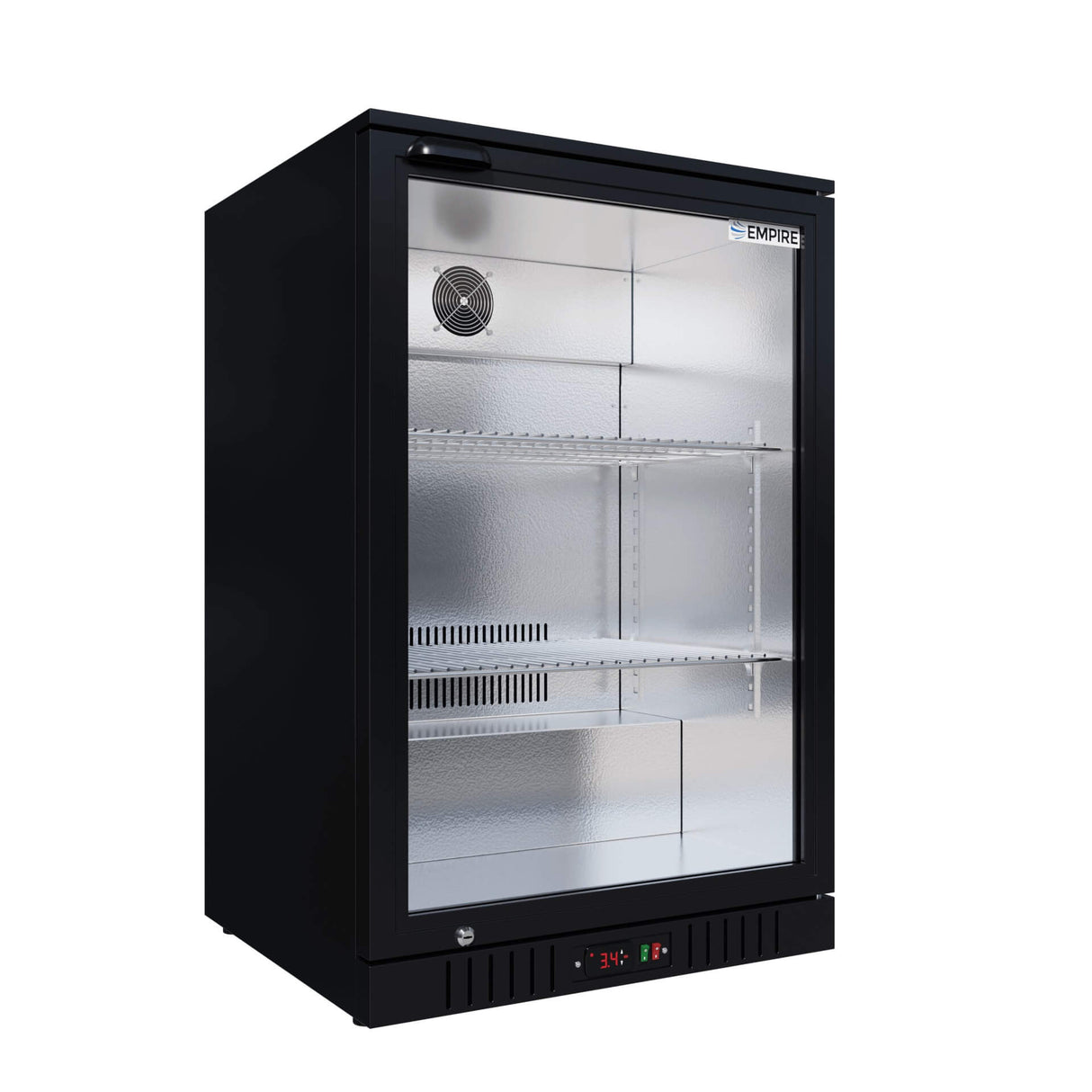 Empire Single Door 138L Bottle Cooler – Hinged Door Commercial Back Bar Fridge | CL-130H Single Door Bottle Coolers Empire