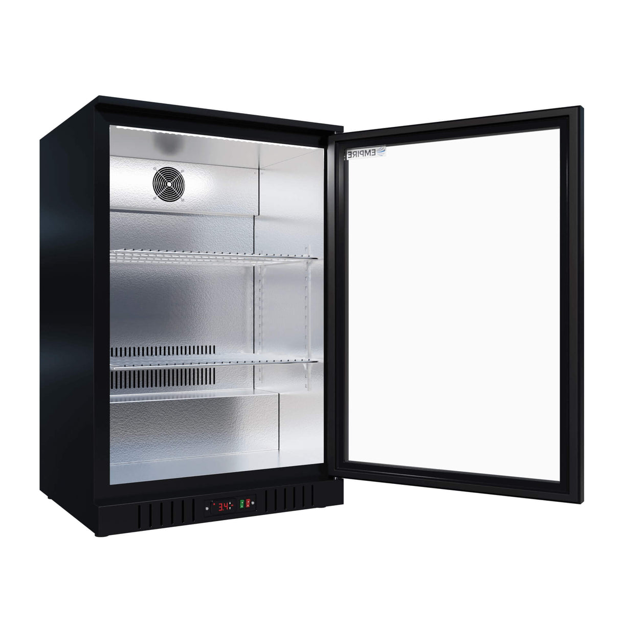 Empire Single Door 138L Bottle Cooler – Hinged Door Commercial Back Bar Fridge | CL-130H Single Door Bottle Coolers Empire