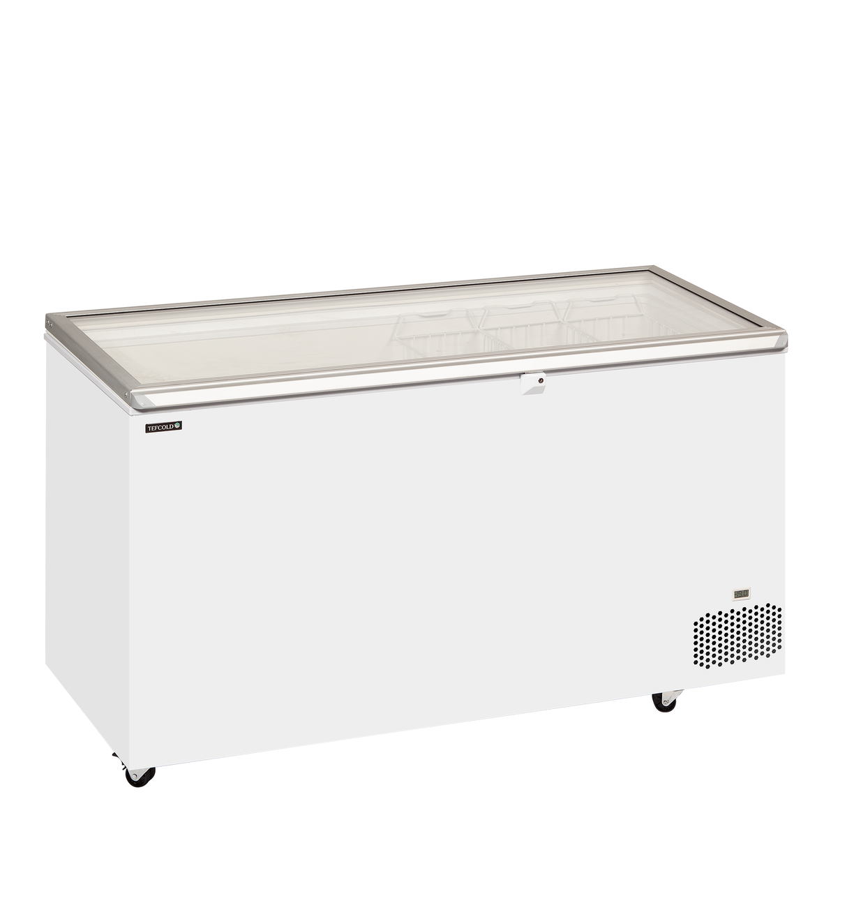 Hinged Glass Lid Chest Freezer