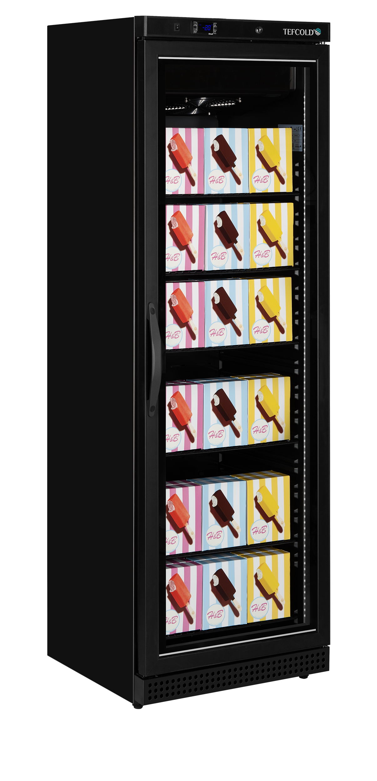Glass Door Display Freezer