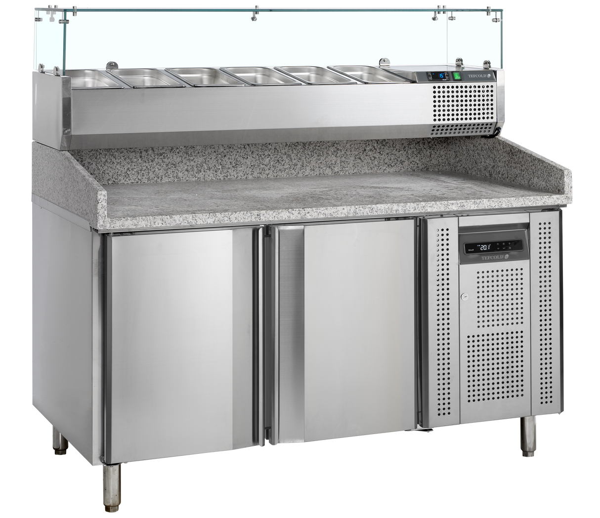 Pizza Table with Topping unit
