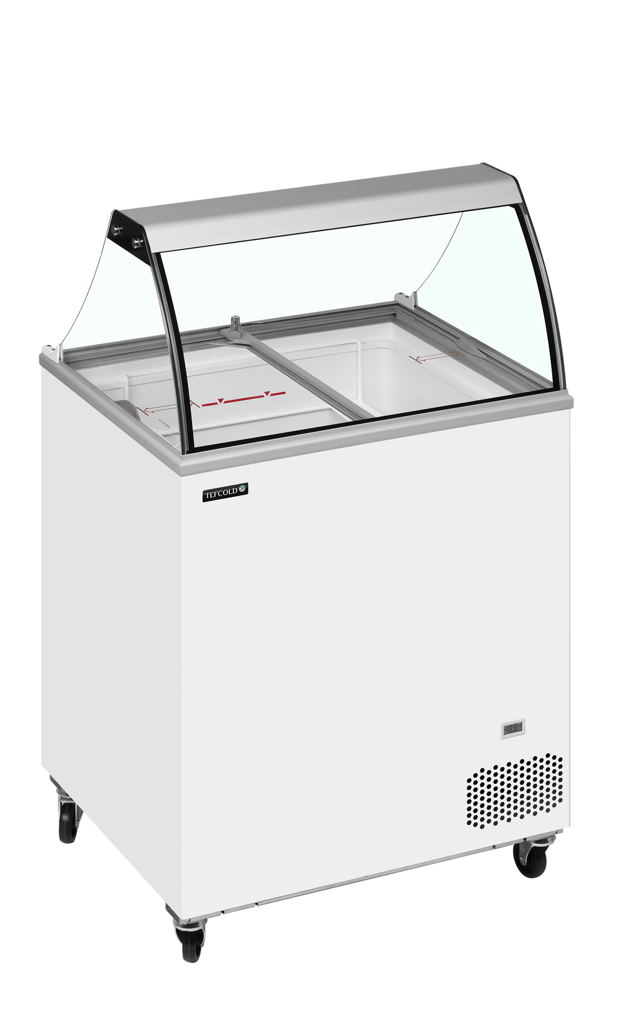 Scoop Ice Cream Display w/Basket