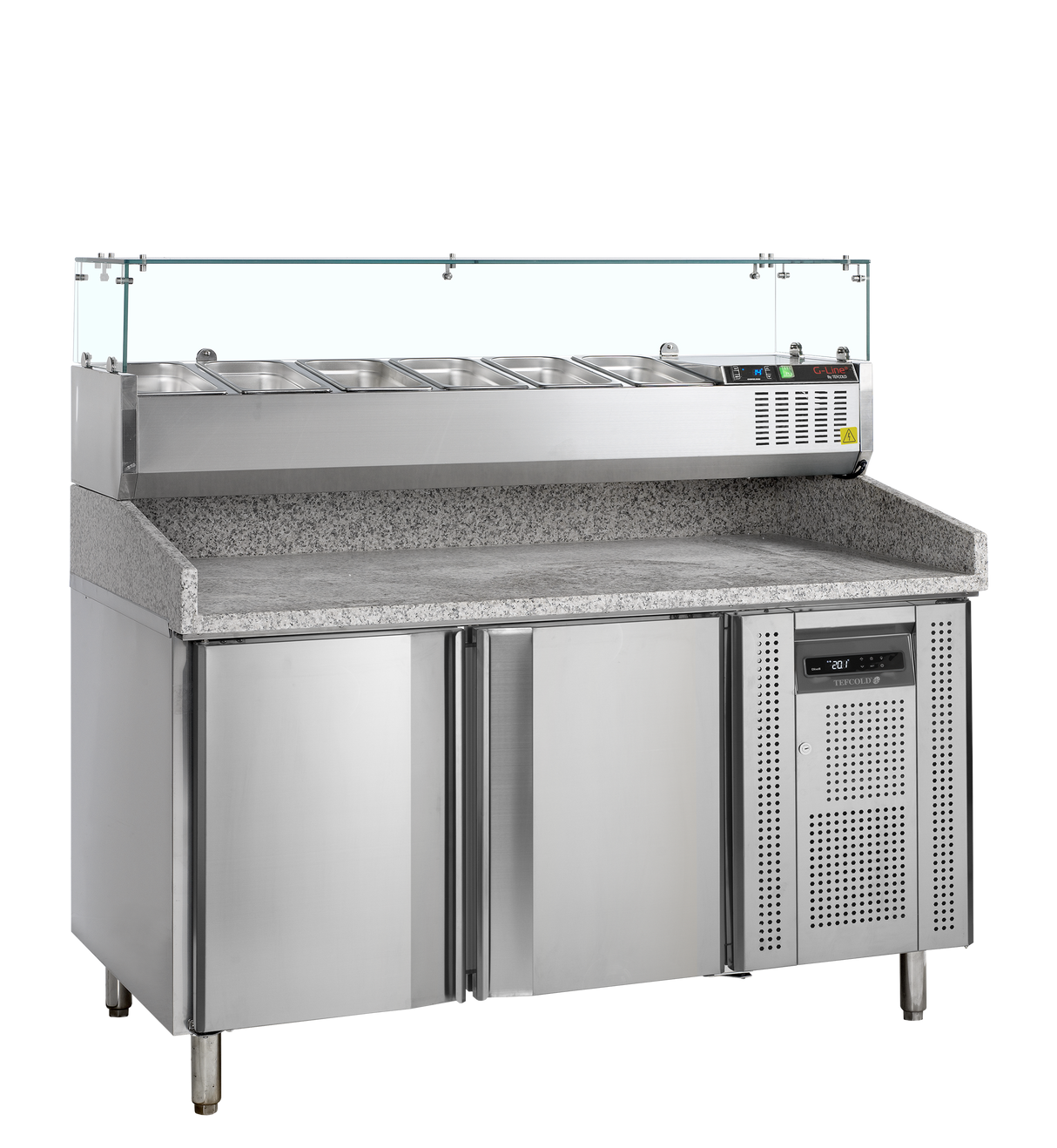 Pizza Table with Topping unit
