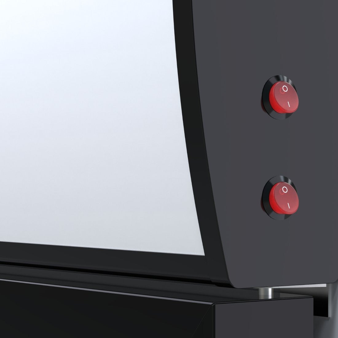 Empire Double Door Display Cooler Hinged – Commercial Fridge with Merchandising Canopy | CL-690A Upright Double Glass Door Chillers Empire