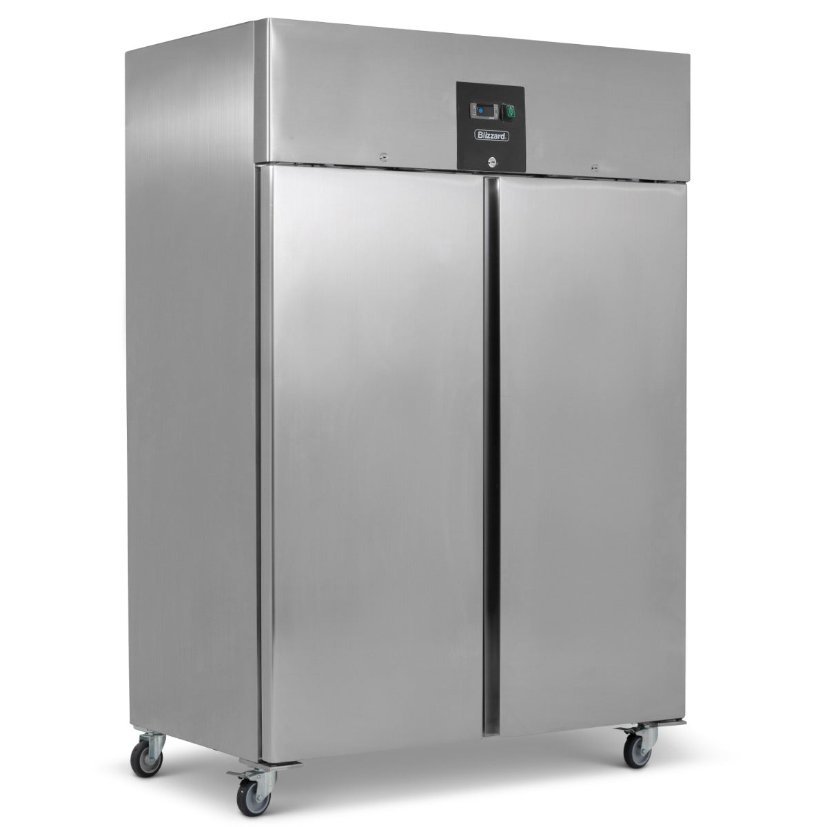 Blizzard DOUBLE DOOR VENTILATED GN2/1 SS FREEZER 1300L