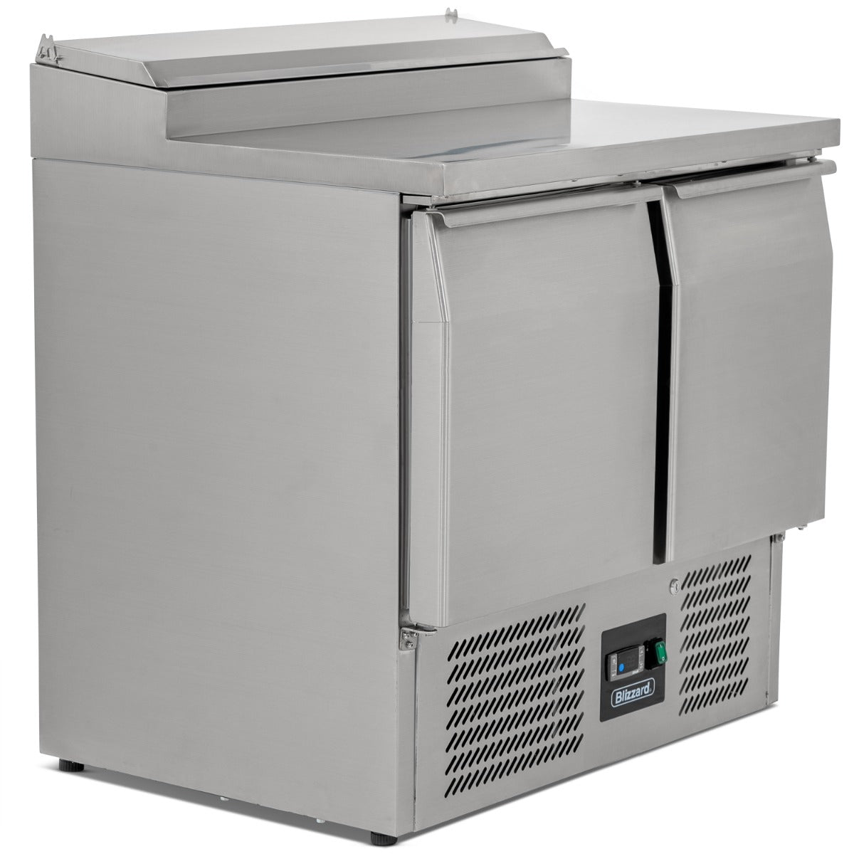 Blizzard 2 DR Compact GN Prep Counter W/ Raised Collar 254L