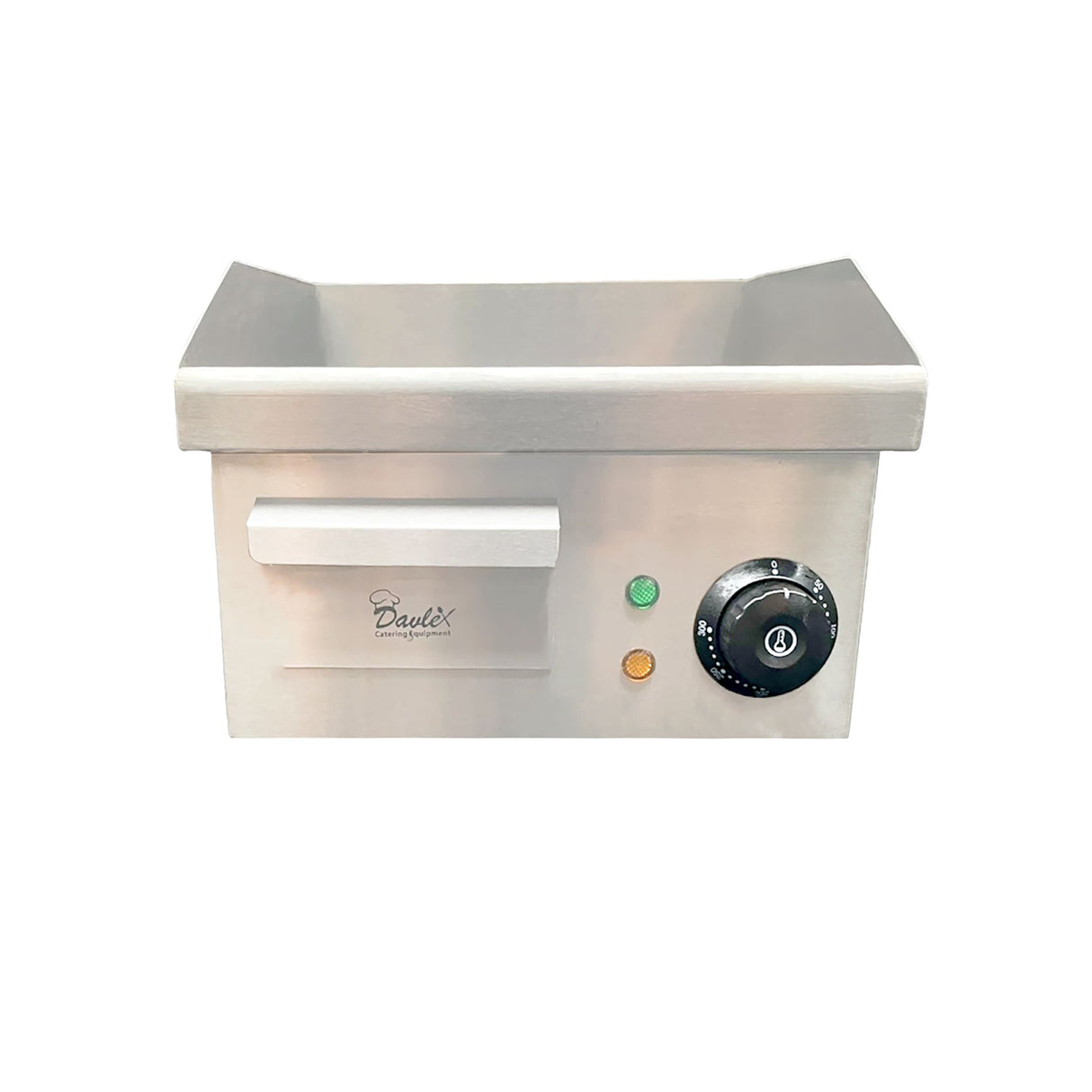 front of stainess steel electric griddle davlex