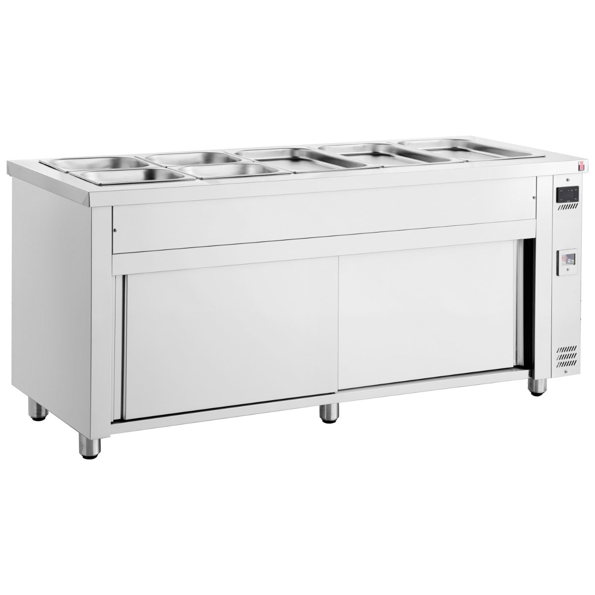 Inomak Bain Marie with Ambient Base 5x GN1/1