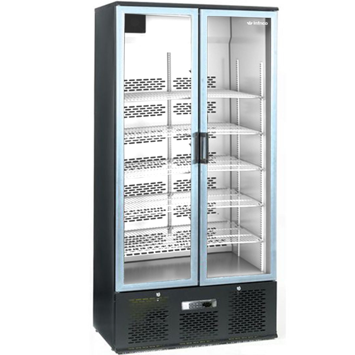 Infrico UPRIGHT DOUBLE DOOR BOTTLE COOLER (492 BOTTLES)