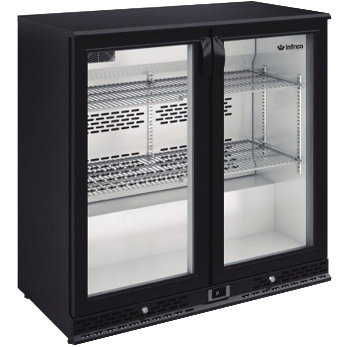 Infrico DOUBLE SLIDING DOOR BOTTLE COOLER (218 BOTTLES)