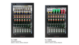 Empire Single Door Bottle Cooler – Low Profile 835mm Height Commercial Back Bar Fridge | CL-130HC Single Door Bottle Coolers Empire