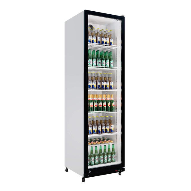 Empire Single Door Upright Display Cooler – Commercial Glass Door Fridge Merchandiser | CL-390 Upright Single Door Bottle Coolers Empire
