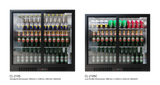 Empire Double Door Bottle Cooler – Low 835mm Height Sliding Door Commercial Back Bar Fridge | CL-210SC Double Door Bottle Coolers Empire