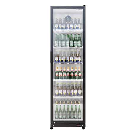 Empire Single Door Upright Display Cooler – Commercial Glass Door Fridge Merchandiser | CL-390 Upright Single Door Bottle Coolers Empire