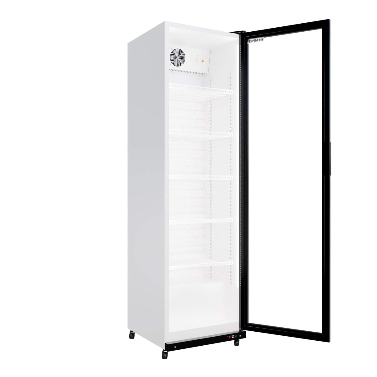 Empire Single Door Upright Display Cooler – Commercial Glass Door Fridge Merchandiser | CL-390 Upright Single Door Bottle Coolers Empire