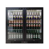 Empire Core Double Door 208L Bottle Cooler – Hinged Door Commercial Back Bar Fridge | CL-210H-P Double Door Bottle Coolers Empire Supplies
