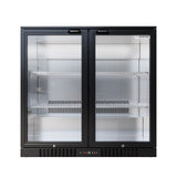 Empire Core Double Door 208L Bottle Cooler – Hinged Door Commercial Back Bar Fridge | CL-210H-P Double Door Bottle Coolers Empire Supplies