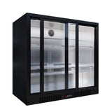 Empire Core Double Door 208L Bottle Cooler – Sliding Door Commercial Back Bar Fridge | CL-210S-P Double Door Bottle Coolers Empire Supplies