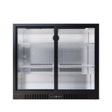 Empire Double Door Bottle Cooler – Low 835mm Height Sliding Door Commercial Back Bar Fridge | CL-210SC Double Door Bottle Coolers Empire