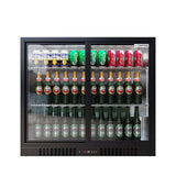 Empire Double Door Bottle Cooler – Low 835mm Height Sliding Door Commercial Back Bar Fridge | CL-210SC Double Door Bottle Coolers Empire