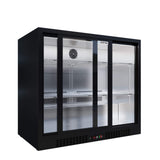 Empire Double Door Bottle Cooler – Low 835mm Height Sliding Door Commercial Back Bar Fridge | CL-210SC Double Door Bottle Coolers Empire