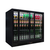 Empire Double Door Bottle Cooler – Low 835mm Height Sliding Door Commercial Back Bar Fridge | CL-210SC Double Door Bottle Coolers Empire