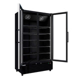 Empire Double Door Upright Back Bar Bottle Cooler – 879L Commercial Glass Door Display Fridge Merchandiser | CL-1000W Upright Double Door Bottle Coolers Empire