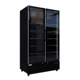 Empire Double Door Upright Back Bar Bottle Cooler – 879L Commercial Glass Door Display Fridge Merchandiser | CL-1000W Upright Double Door Bottle Coolers Empire