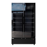 Empire Double Door Upright Back Bar Bottle Cooler – 879L Commercial Glass Door Display Fridge Merchandiser | CL-1000W Upright Double Door Bottle Coolers Empire