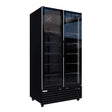 Empire Double Door Upright Back Bar Bottle Cooler – 776L Commercial Glass Door Display Fridge Merchandiser | CL-800W Upright Double Door Bottle Coolers Empire