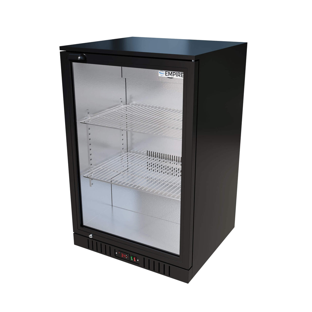Empire Single Door 138L Bottle Cooler – Hinged Door Commercial Back Bar Fridge | CL-130H Single Door Bottle Coolers Empire