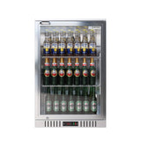 Empire Single Door 138L Stainless Steel Bottle Cooler – Commercial Back Bar Fridge | CL-130H-S Single Door Bottle Coolers Empire