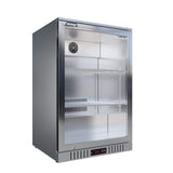 Empire Single Door 138L Stainless Steel Bottle Cooler – Commercial Back Bar Fridge | CL-130H-S Single Door Bottle Coolers Empire