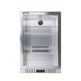 Empire Single Door 138L Stainless Steel Bottle Cooler – Commercial Back Bar Fridge | CL-130H-S Single Door Bottle Coolers Empire