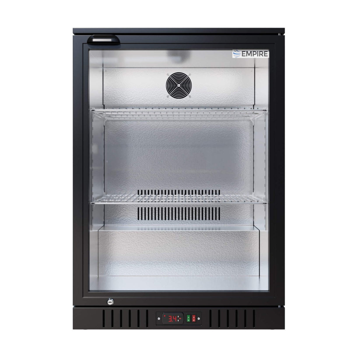 Empire Single Door Bottle Cooler – Low Profile 835mm Height Commercial Back Bar Fridge | CL-130HC Single Door Bottle Coolers Empire