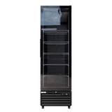 Empire Single Door Upright Display Cooler – 361L Commercial Glass Door Fridge Merchandiser Black | CL-400W Upright Single Door Bottle Coolers Empire