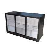Empire Triple Door Bottle Cooler – Low 835mm Height Sliding Door Commercial Back Bar Fridge | CL-320SC Triple Door Bottle Coolers Empire