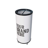 Empire Drinks Can Bottle Dump Impulse Barrel Mobile Cooler White - EMP-CC77 Single Door Bottle Coolers Empire
