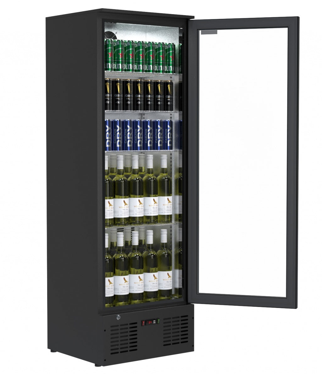 Empire Single Door Upright Back Bar Bottle Cooler – 295L Commercial Display Fridge | CL-310H Upright Single Door Bottle Coolers Empire