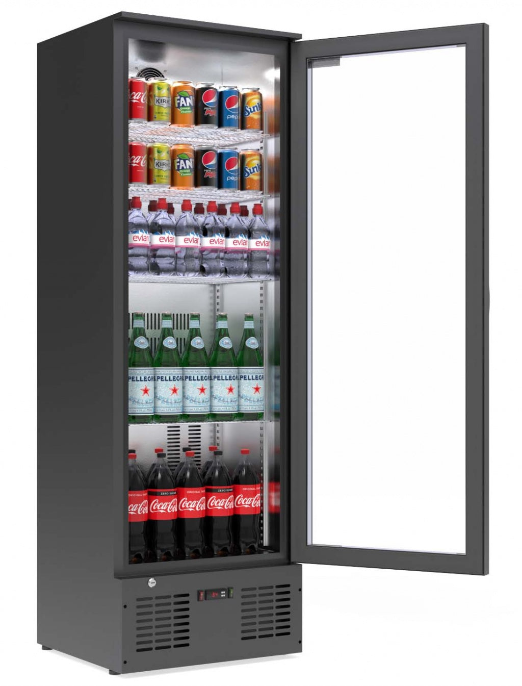 Empire Single Door Upright Back Bar Bottle Cooler – 295L Commercial Display Fridge | CL-310H Upright Single Door Bottle Coolers Empire