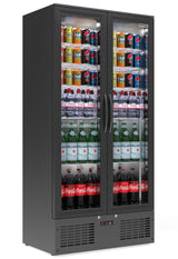 Empire Double Door Upright Back Bar Bottle Cooler – 466L Commercial Display Fridge | CL-510H Upright Double Door Bottle Coolers Empire