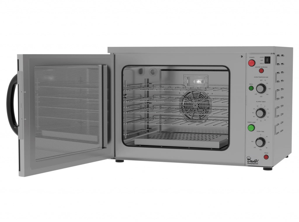 Davlex Electric Convection Oven Large 108 Litre Cook & Hold with Steam Humidity 4 x 1/1 GN - YXD-6A-H108L