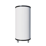 Empire Drinks Can Bottle Dump Impulse Barrel Mobile Cooler White - EMP-CC77 Single Door Bottle Coolers Empire