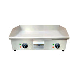 Davlex stainless steel large commercial griddle front