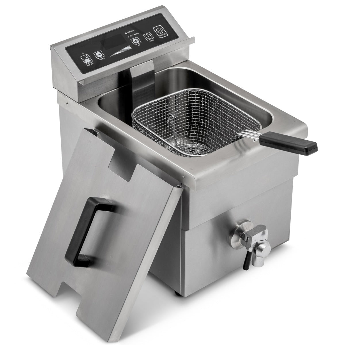 Blizzard Single Tank Induction Fryer 8L