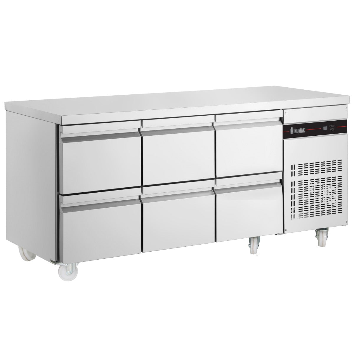 Inomak 6 DRAWER 1/1 GASTRONORM COUNTER 429L