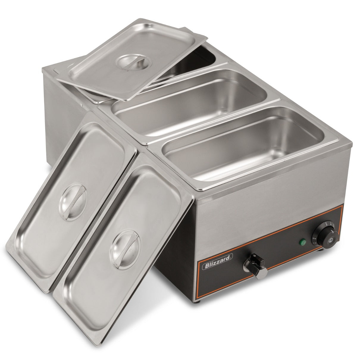 Blizzard Bain Marie with Containers 3x GN1/3
